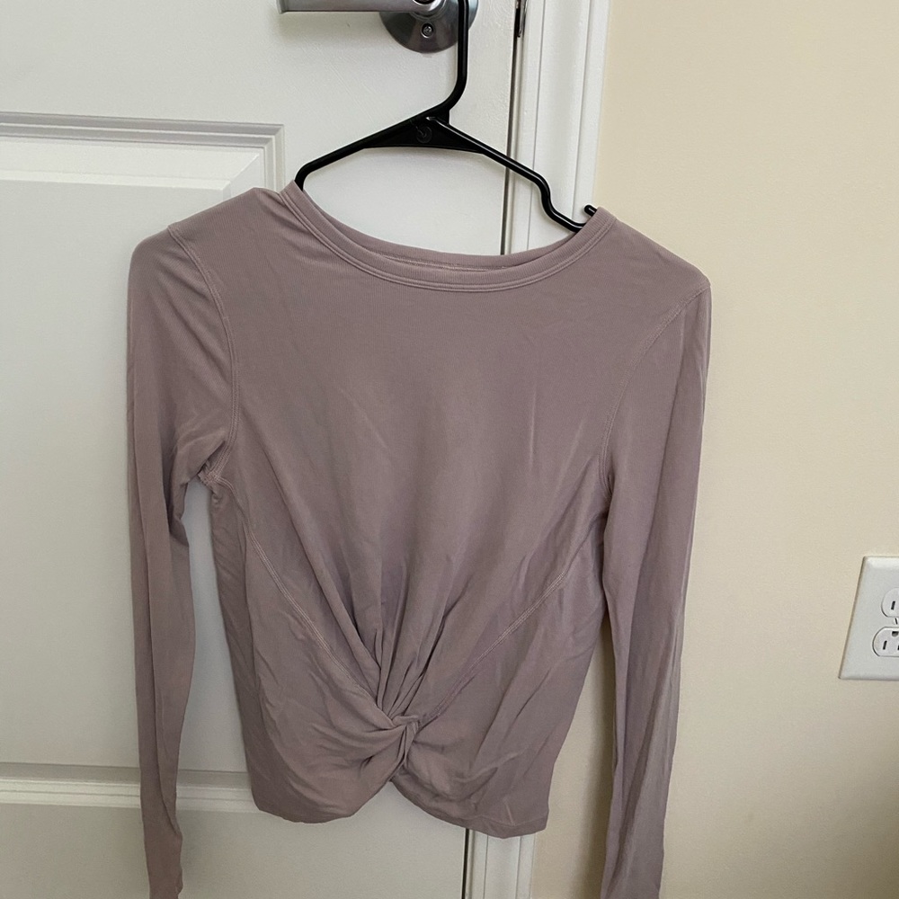 lululemon athletica Long Sleeve Top in Mauve